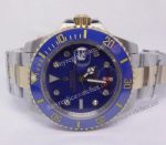 High Quality Replica Rolex Blue Face Submariner Watch Blue Ceramic Diamond Markers